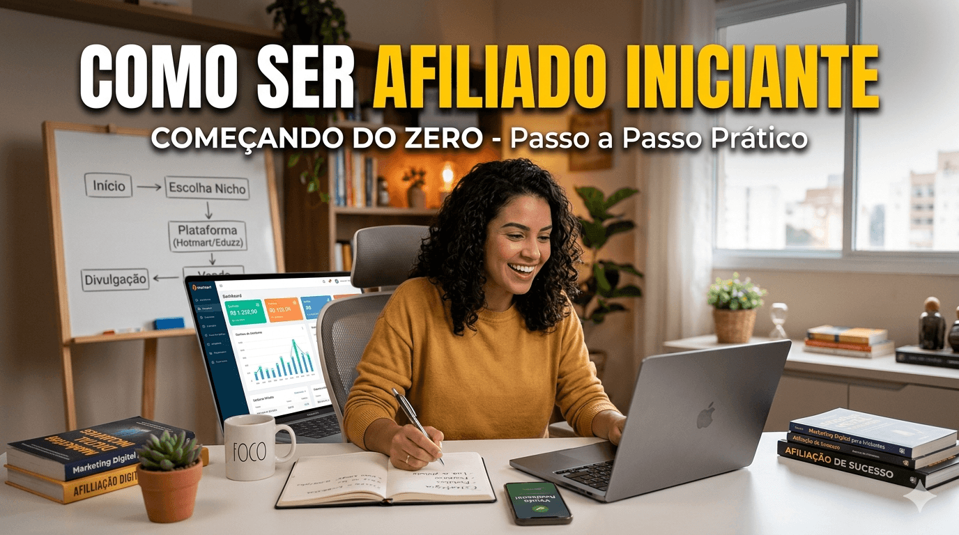 Como Ser Afiliado Iniciante Começando do Zero: O Guia Completo e Definitivo