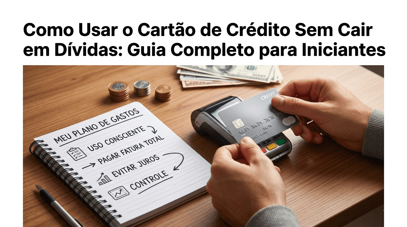 Como Usar o Cartão de Crédito Sem Cair em Dívidas: Guia Completo para Iniciantes