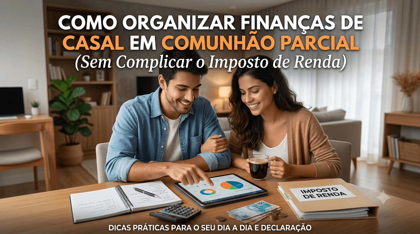Como Organizar Finanças de Casal em Comunhão Parcial (Sem Complicar o Imposto de Renda)