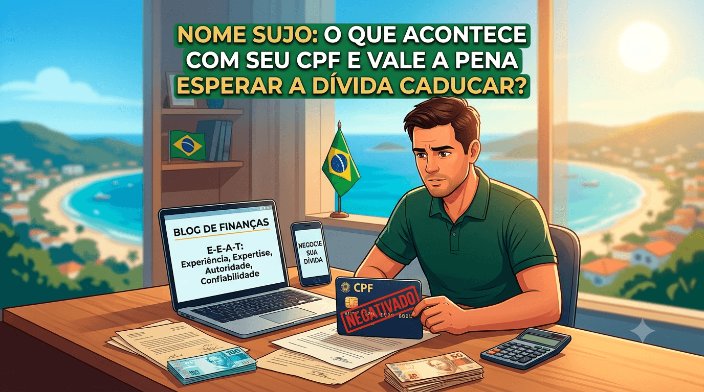 Nome Sujo: O Que Acontece com Seu CPF e Vale a Pena Esperar a Dívida Caducar?