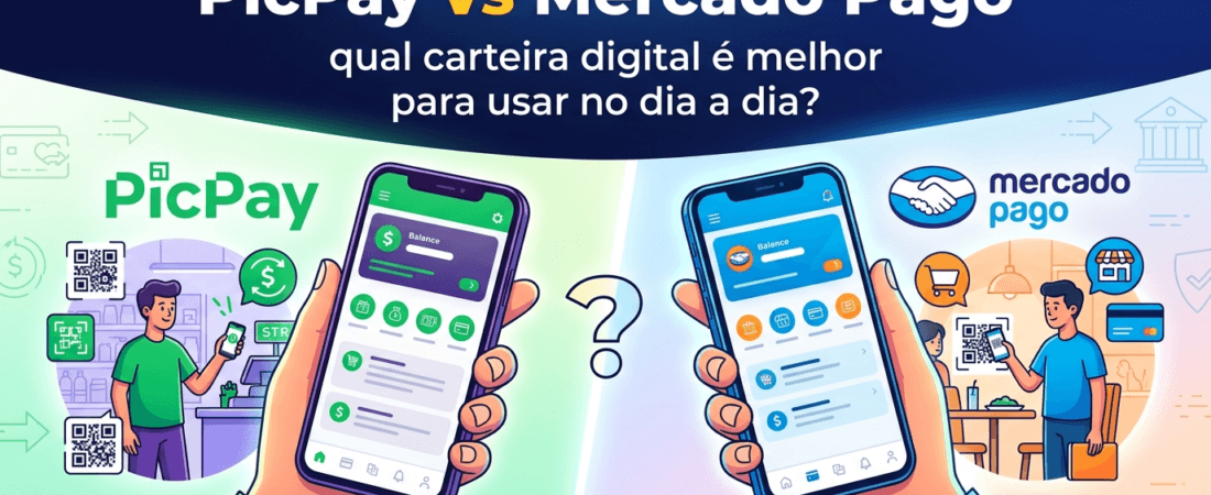 PicPay vs Mercado Pago: qual carteira digital é melhor para usar no dia a dia?