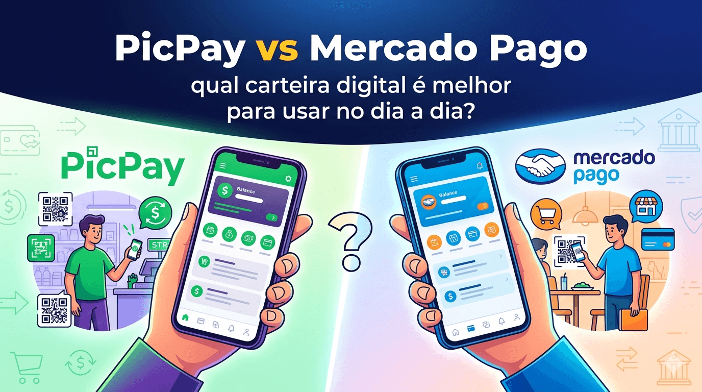 PicPay vs Mercado Pago: qual carteira digital é melhor para usar no dia a dia?