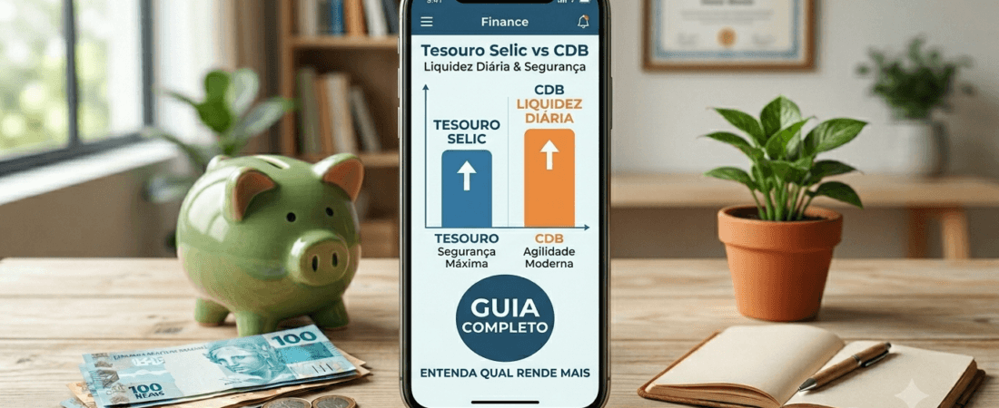 CDB ou Tesouro Direto: Qual Rende Mais para Iniciantes? Guia Completo