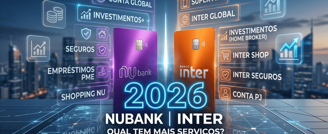 Nubank ou Inter: Qual Tem Mais Serviços em 2026? Guia Completo