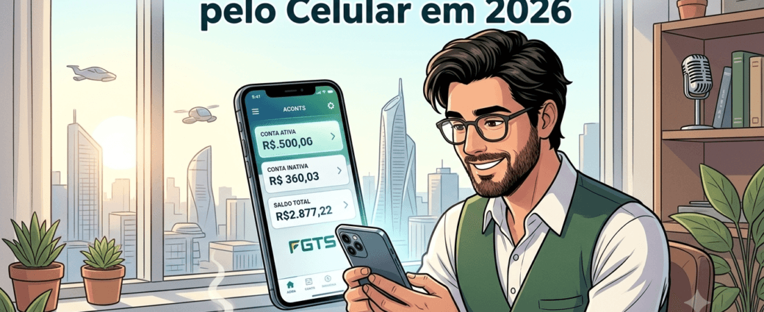 Como Consultar o Saldo do FGTS pelo Celular em 2026: Passo a Passo Completo