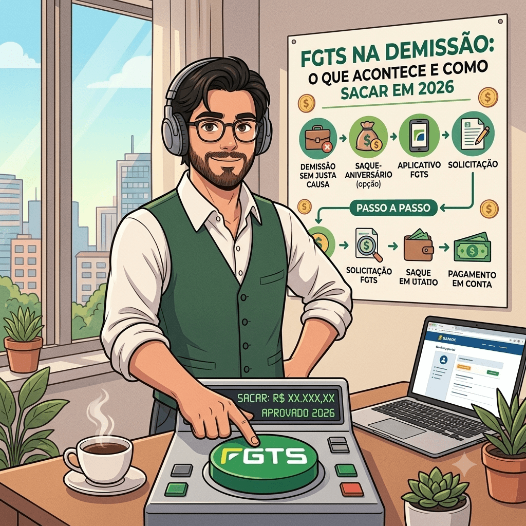 FGTS na Demissão: O Que Acontece e Como Sacar em 2026