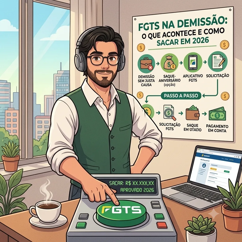 FGTS na Demissão: O Que Acontece e Como Sacar em 2026