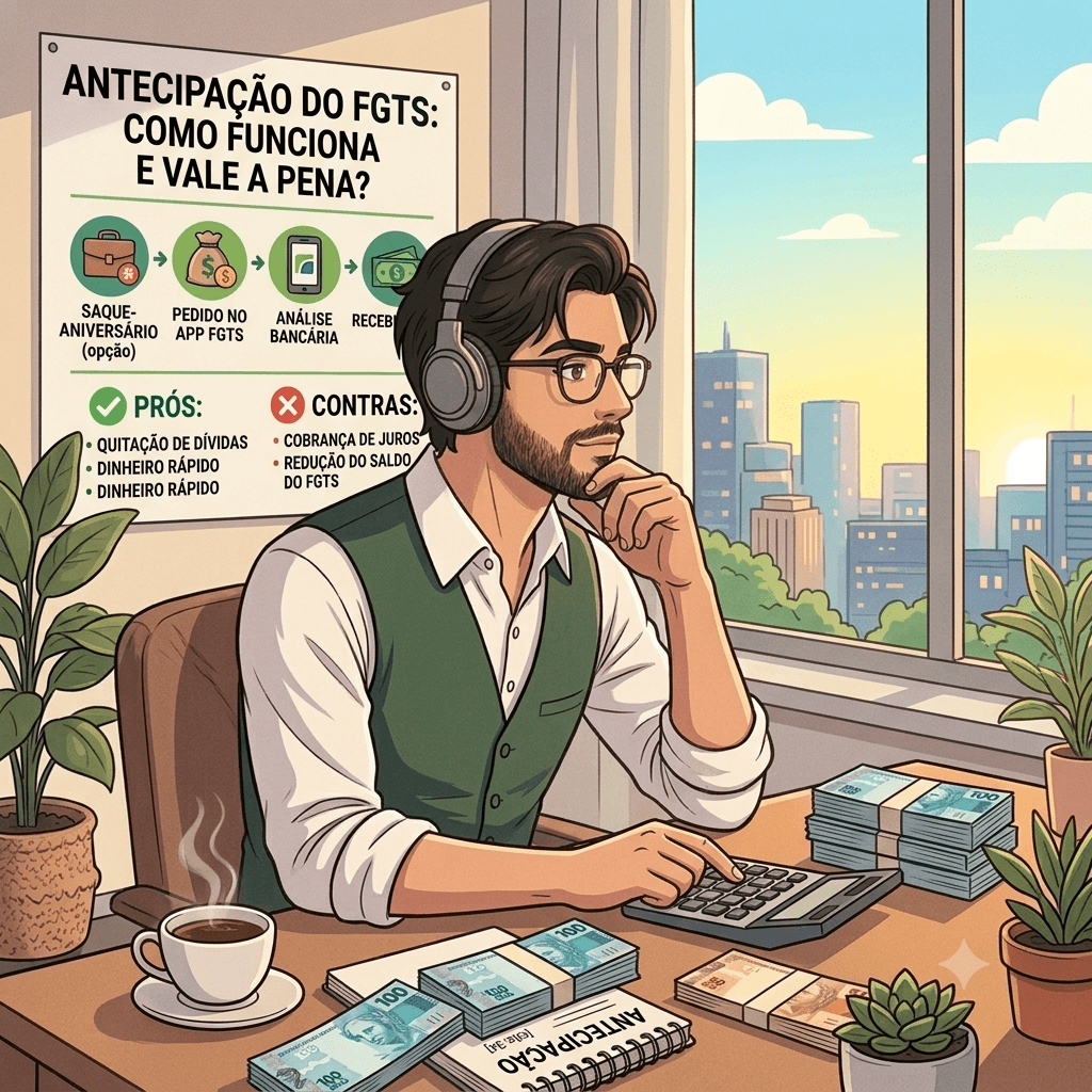 Antecipação do FGTS: Como Funciona, Novas Regras e Vale a Pena em 2026?