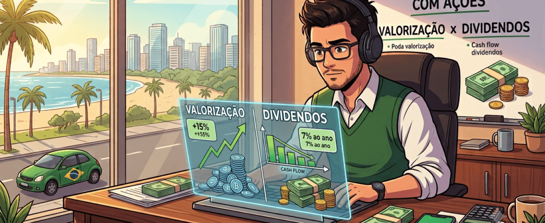Como Ganhar Dinheiro com Ações: Valorização x Dividendos