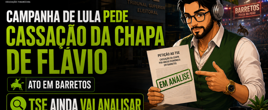 Campanha de Lula pede ao TSE cassação da chapa de Flávio por ato em Barretos
