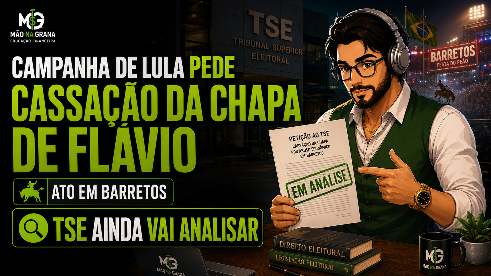 Campanha de Lula pede ao TSE cassação da chapa de Flávio por ato em Barretos