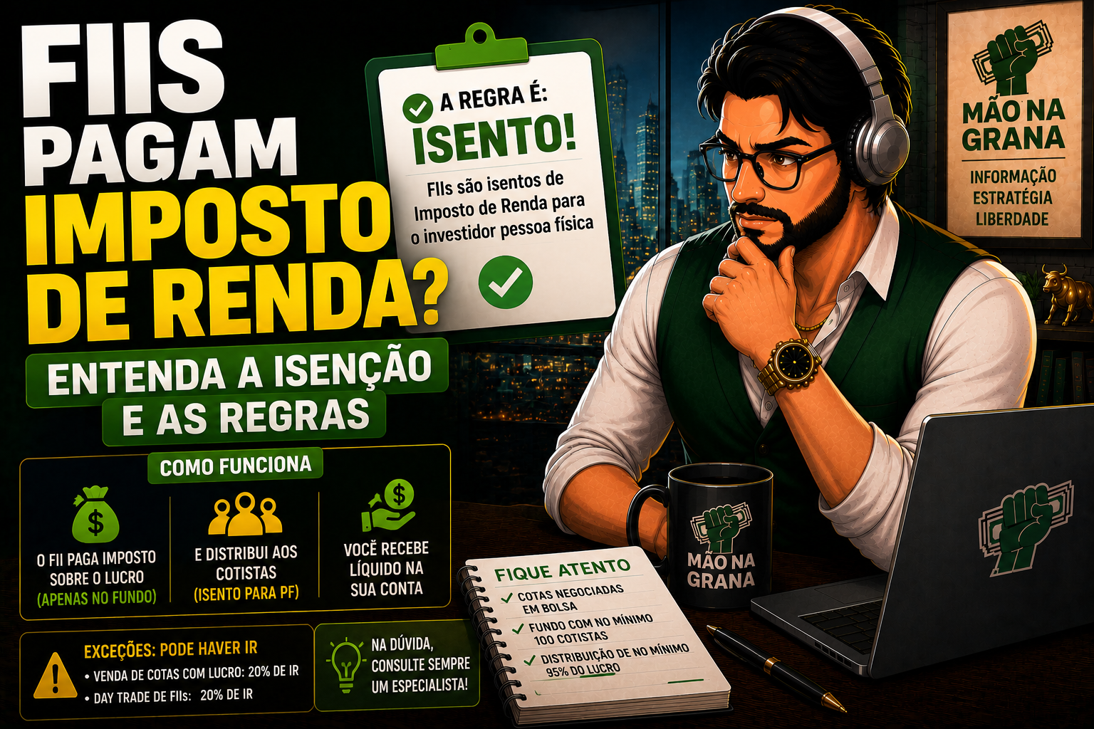 FIIs Pagam Imposto de Renda? Entenda a Isenção e as Regras