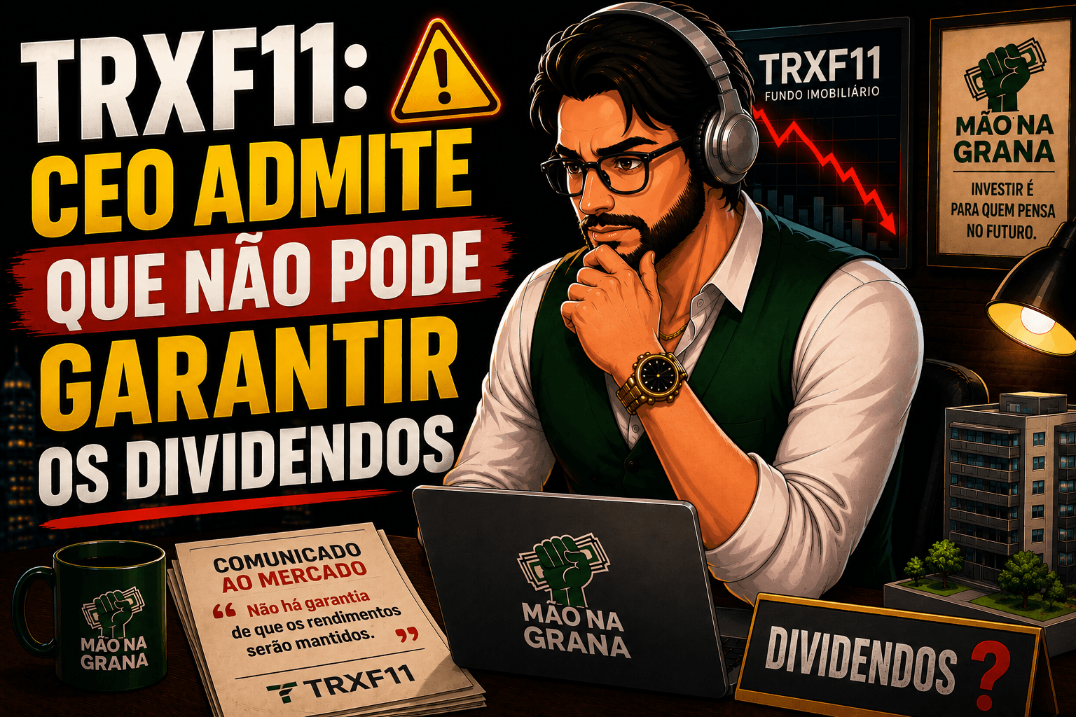 TRXF11: CEO Admite Que Não Pode Garantir Manutenção dos Dividendos