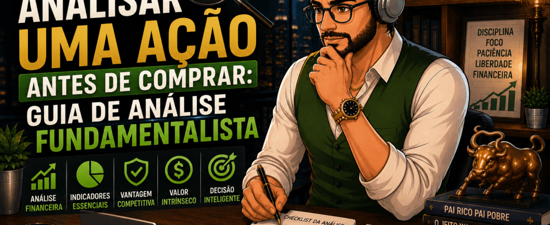 Como Analisar uma Ação Antes de Comprar: Guia de Análise Fundamentalista
