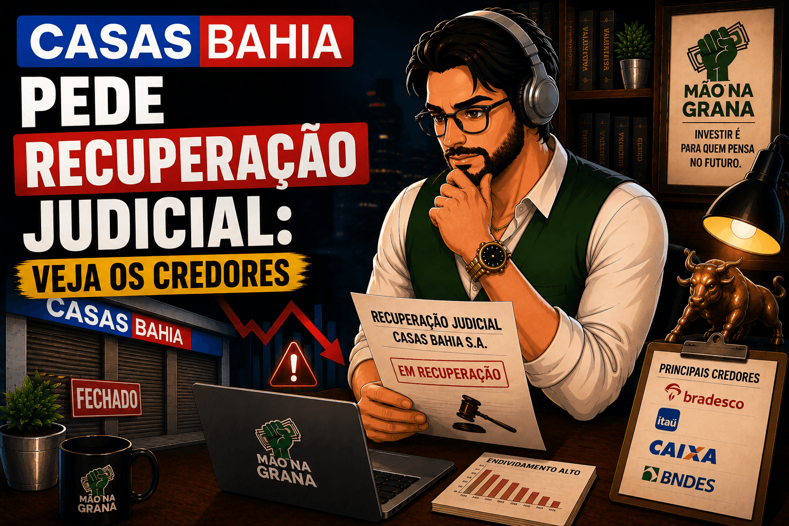 Casas Bahia Pede Recuperação Judicial com R$ 17,3 Bilhões em Dívidas