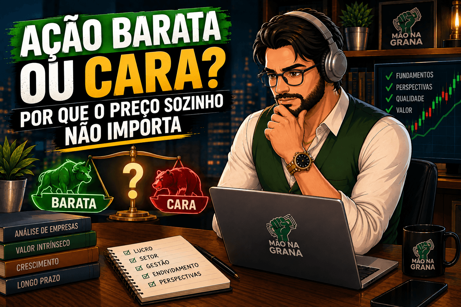 Ação Barata ou Cara? Por Que o Preço Sozinho Não Importa