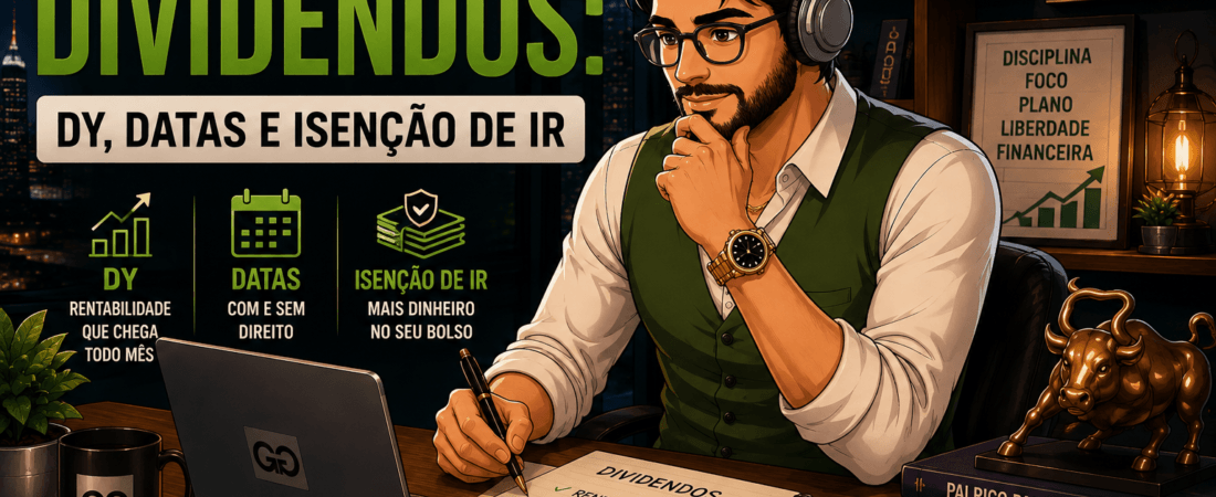 Como Funcionam os Dividendos: Dividend Yield, Datas e Isenção de IR