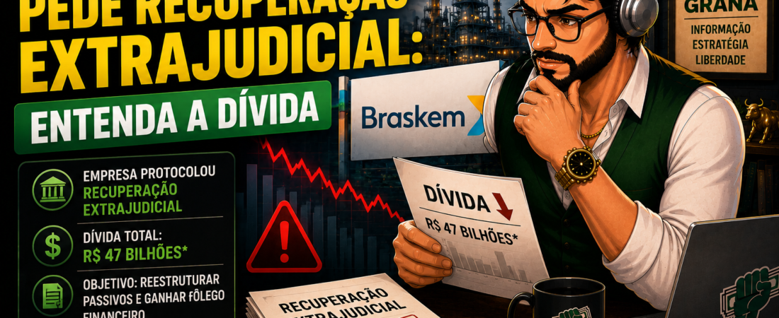 Braskem (BRKM5) Pede Recuperação Extrajudicial com Dívida de US$ 10,9 Bilhões