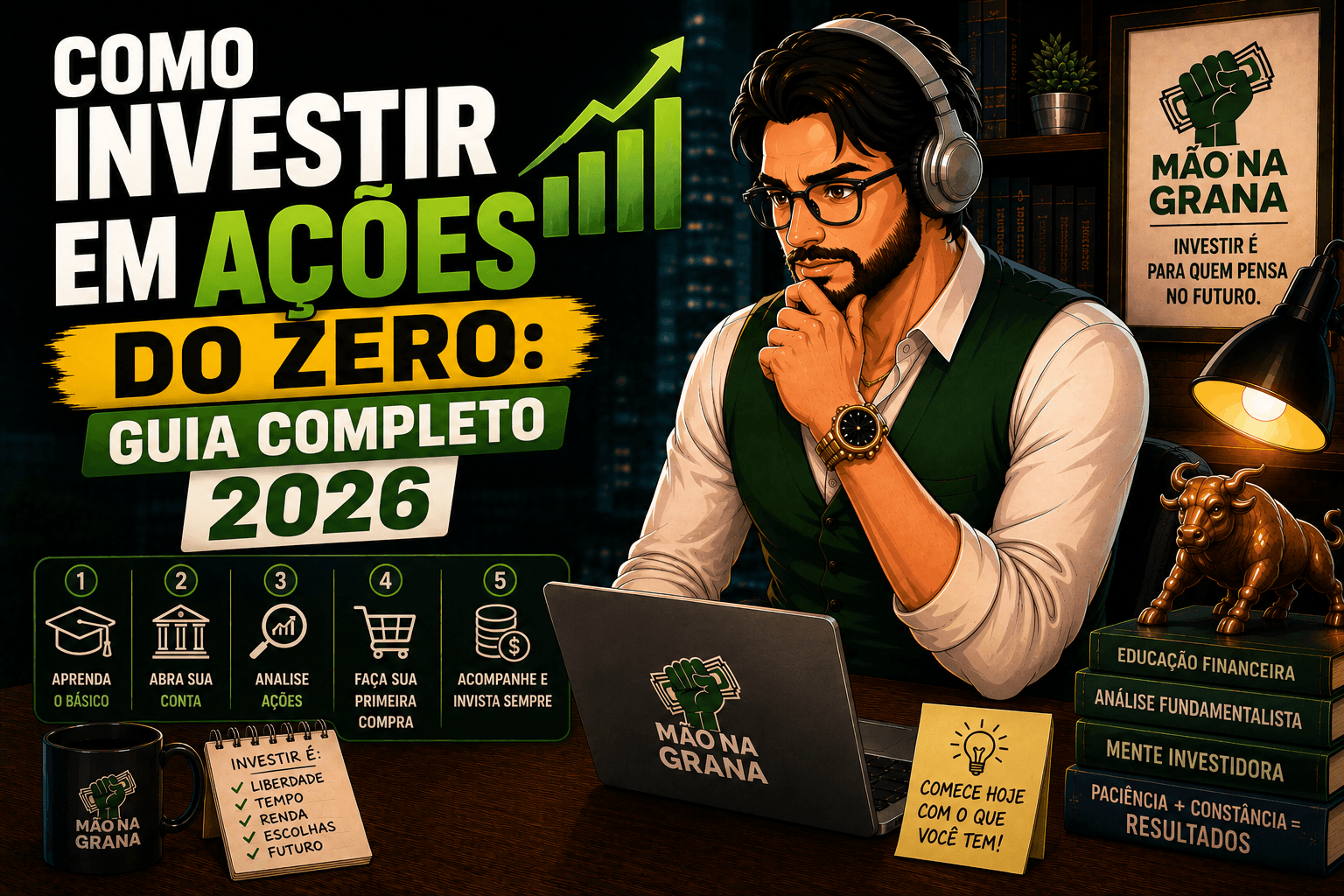Como Investir em Ações do Zero: Guia Completo