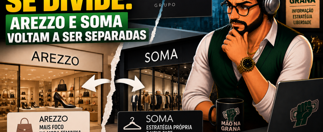 Azzas (AZZA3) Se Divide: Arezzo e SOMA Voltam a Ser Empresas Separadas