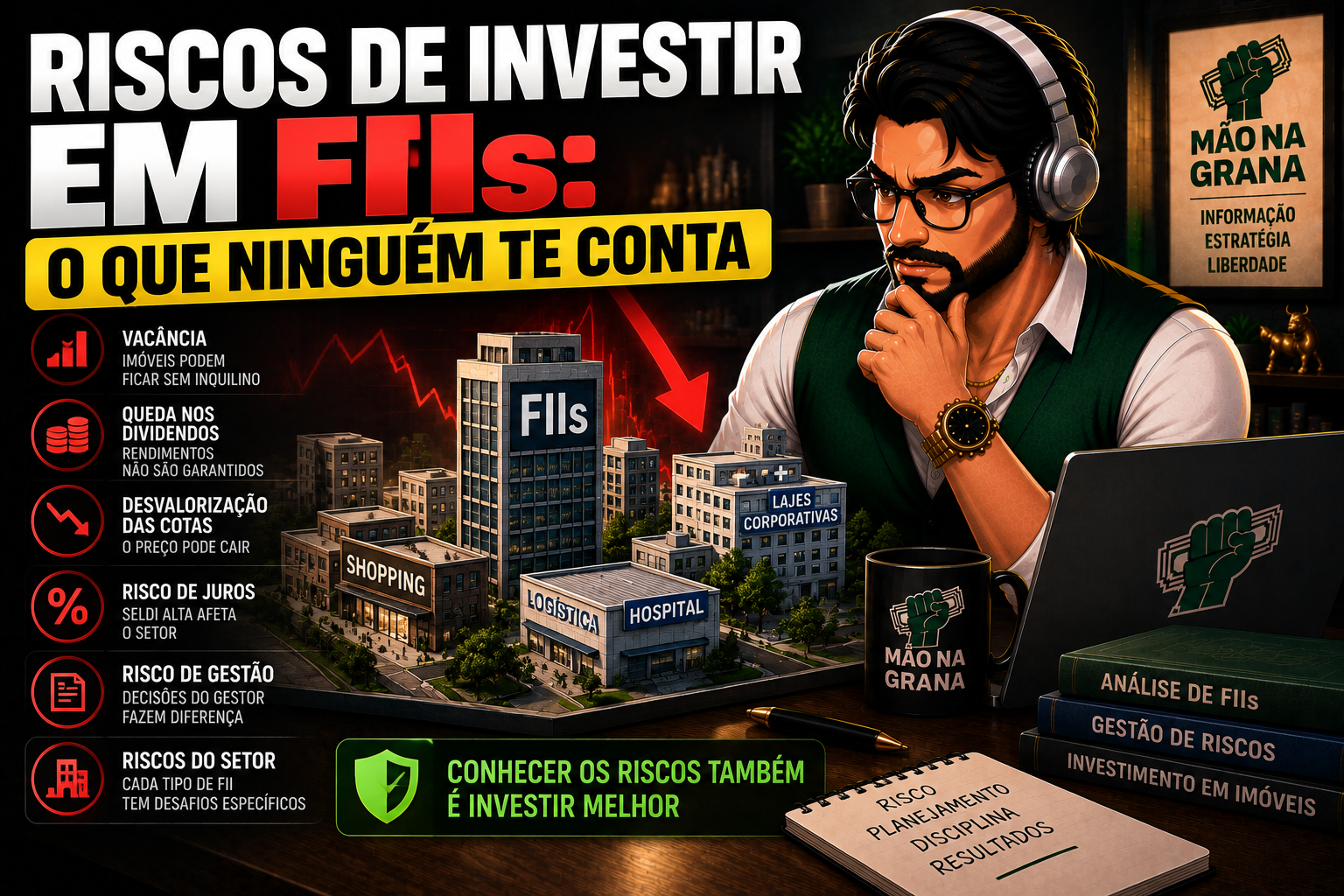 Riscos de Investir em FIIs: O Que Ninguém Te Conta