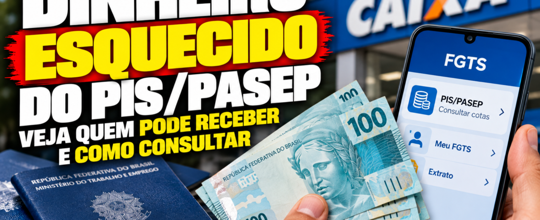 Dinheiro esquecido do PIS/Pasep: veja quem pode receber e como consultar