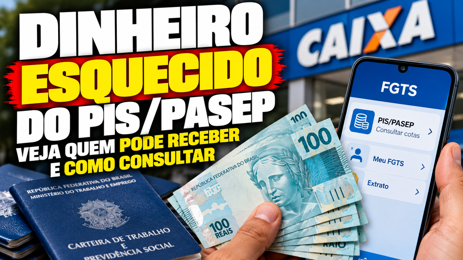 Dinheiro esquecido do PIS/Pasep: veja quem pode receber e como consultar