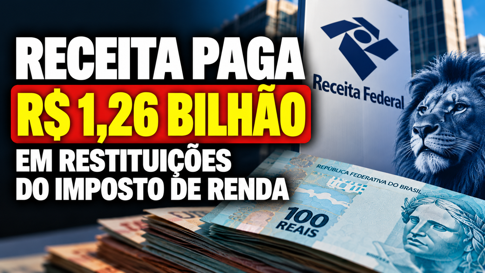 Receita paga R$ 1,26 bilhão em restituições do IR; veja quem recebe