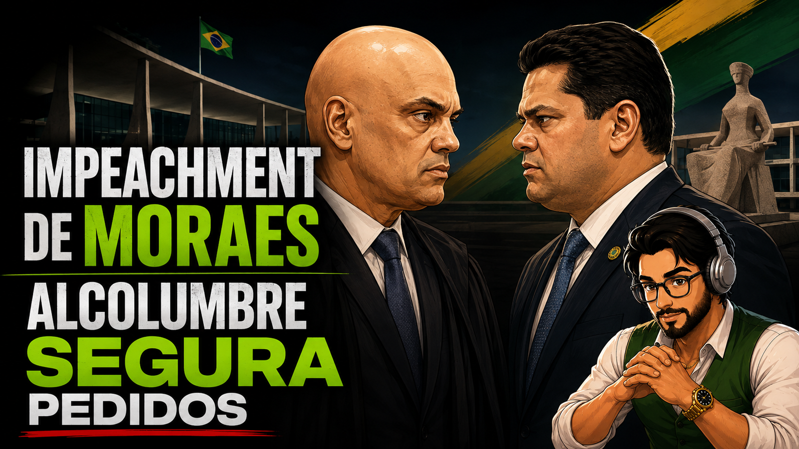 Impeachment de Moraes: oposição aumenta pressão, mas Alcolumbre segura pedidos