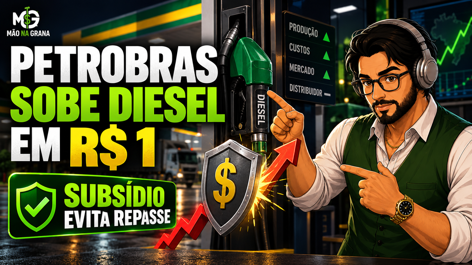 Petrobras aumenta diesel em R$ 1, mas subsídio evita reajuste às distribuidoras