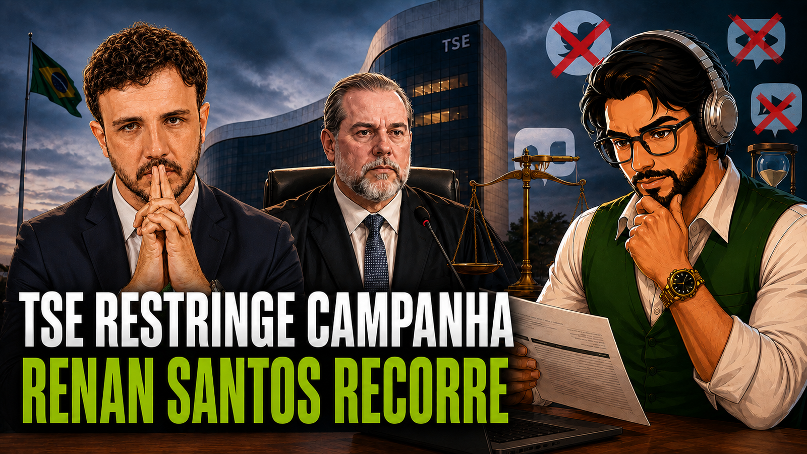 TSE Restringe Campanha de Renan Santos: Entenda a Decisão