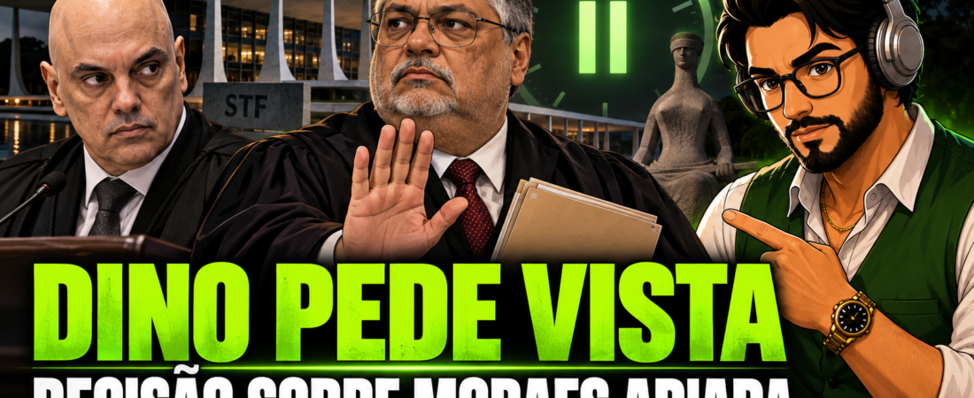 Dino pede vista e STF adia decisão sobre investigação de Moraes