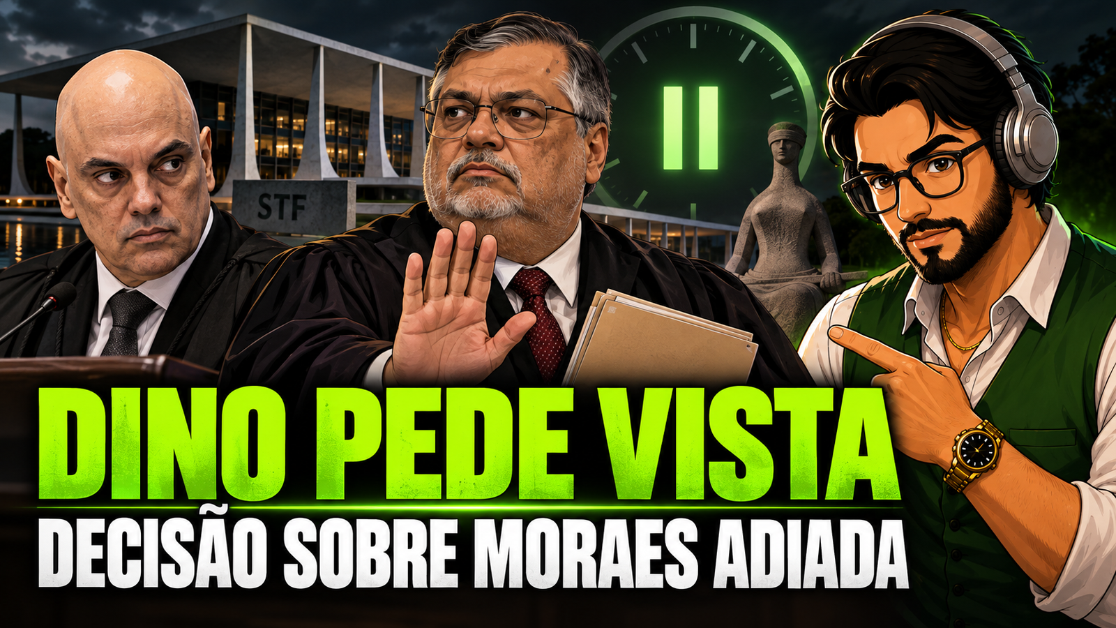 Dino pede vista e STF adia decisão sobre investigação de Moraes