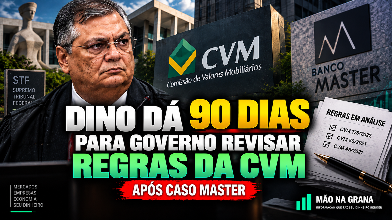 Dino dá 90 dias para governo revisar regras da CVM após caso Master