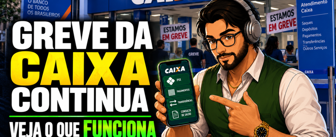 Greve da Caixa continua: veja quais serviços funcionam e o que muda