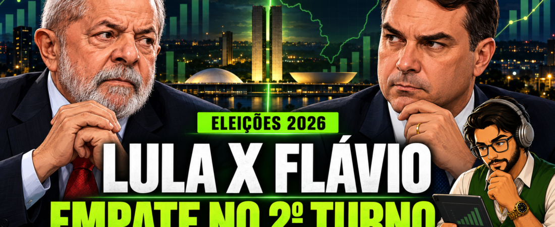 Lula e Flávio Bolsonaro Empatam no 2º Turno, Mostram Pesquisas