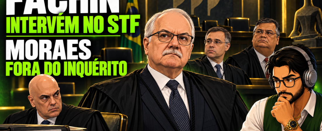 Fachin Tira Moraes do Inquérito e Suspende Decisões de Mendonça e Dino