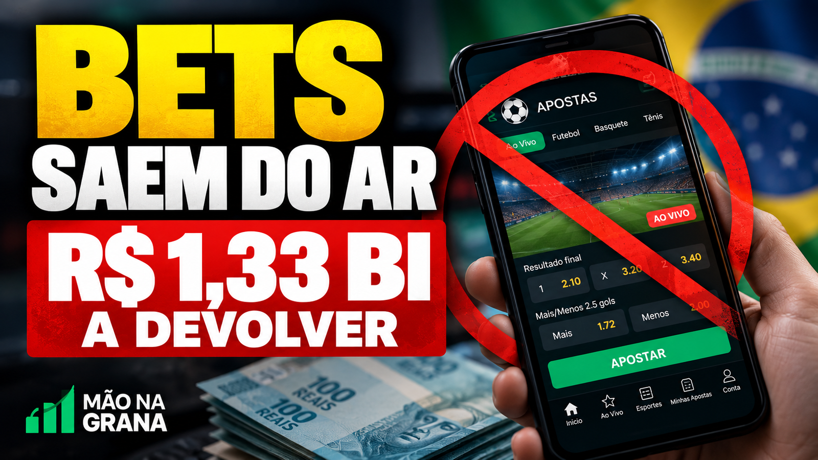 Bets saem do ar no Brasil; veja o que acontece com dinheiro que ficou nas contas