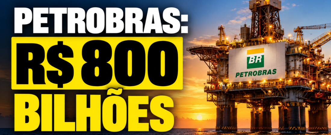 Petrobras chega a R$ 800 bilhões e bate recorde; ações dobram em 2026