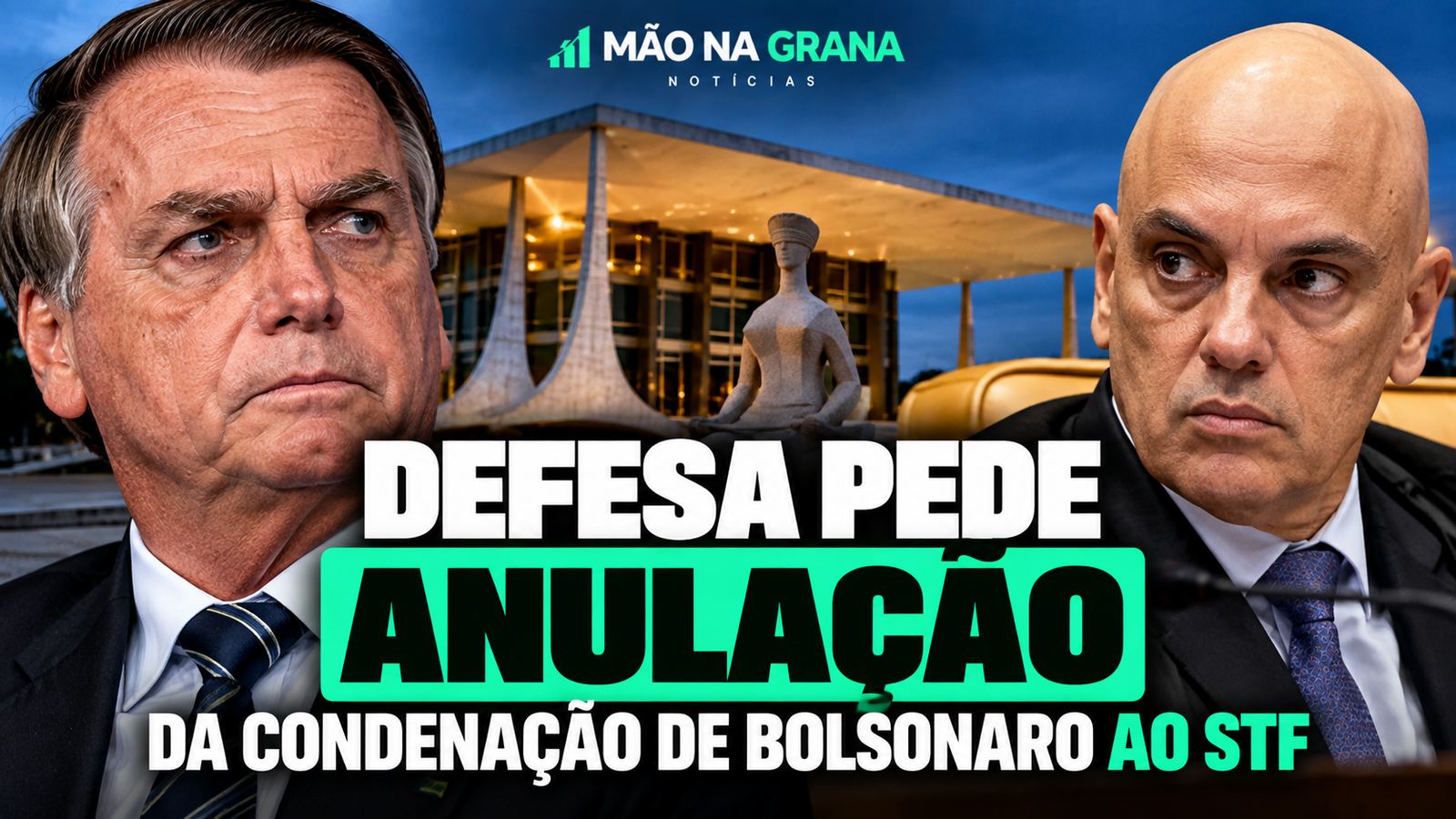 Defesa de Bolsonaro cita fala de Moraes e pede anulação de condenação ao STF