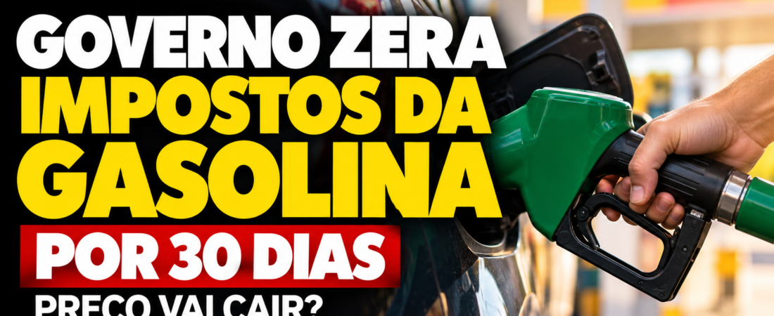 Governo zera impostos federais da gasolina por 30 dias; preço vai cair?